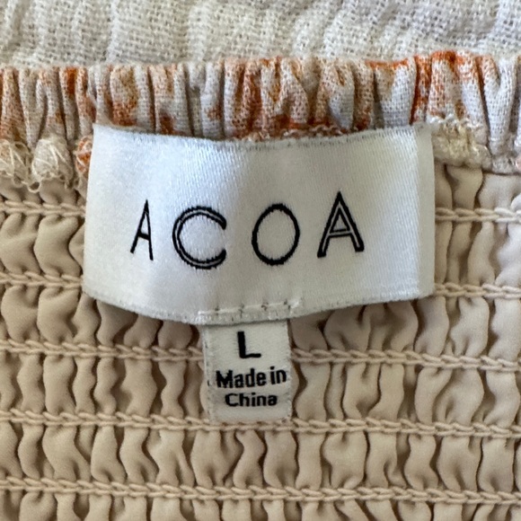 Orange Floral Women's Crop Top - Picture 2 of 7